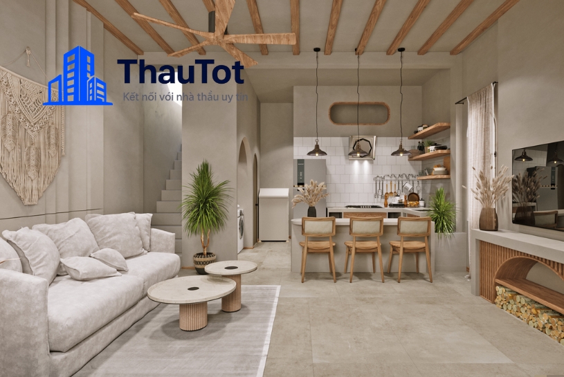 thiết kế nội thất nhà phố