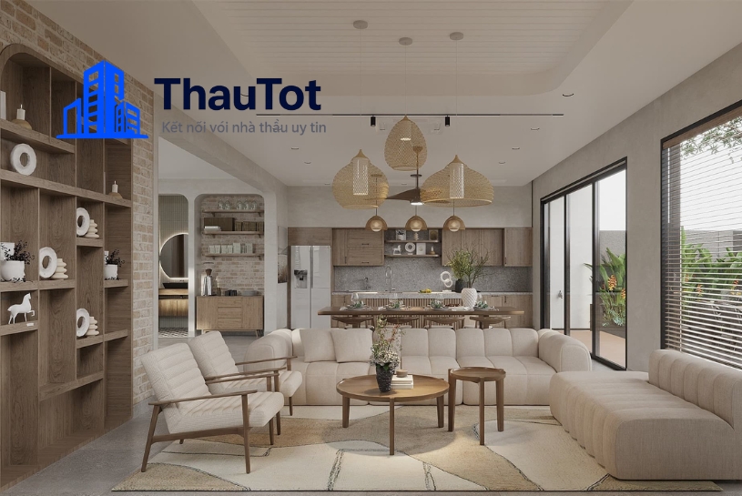 thiết kế nội thất nhà phố