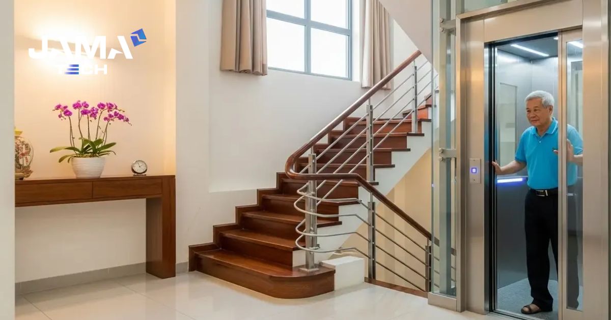 kích thước thang máy mini